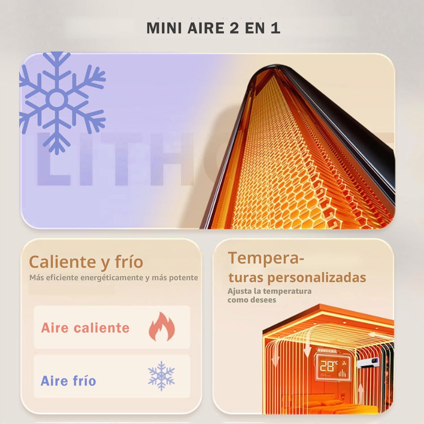 Mini Aire portátil 2 en 1 - Aero™