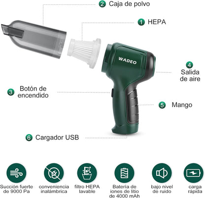 Aspirador Portátil 5 en 1 - Tifón™