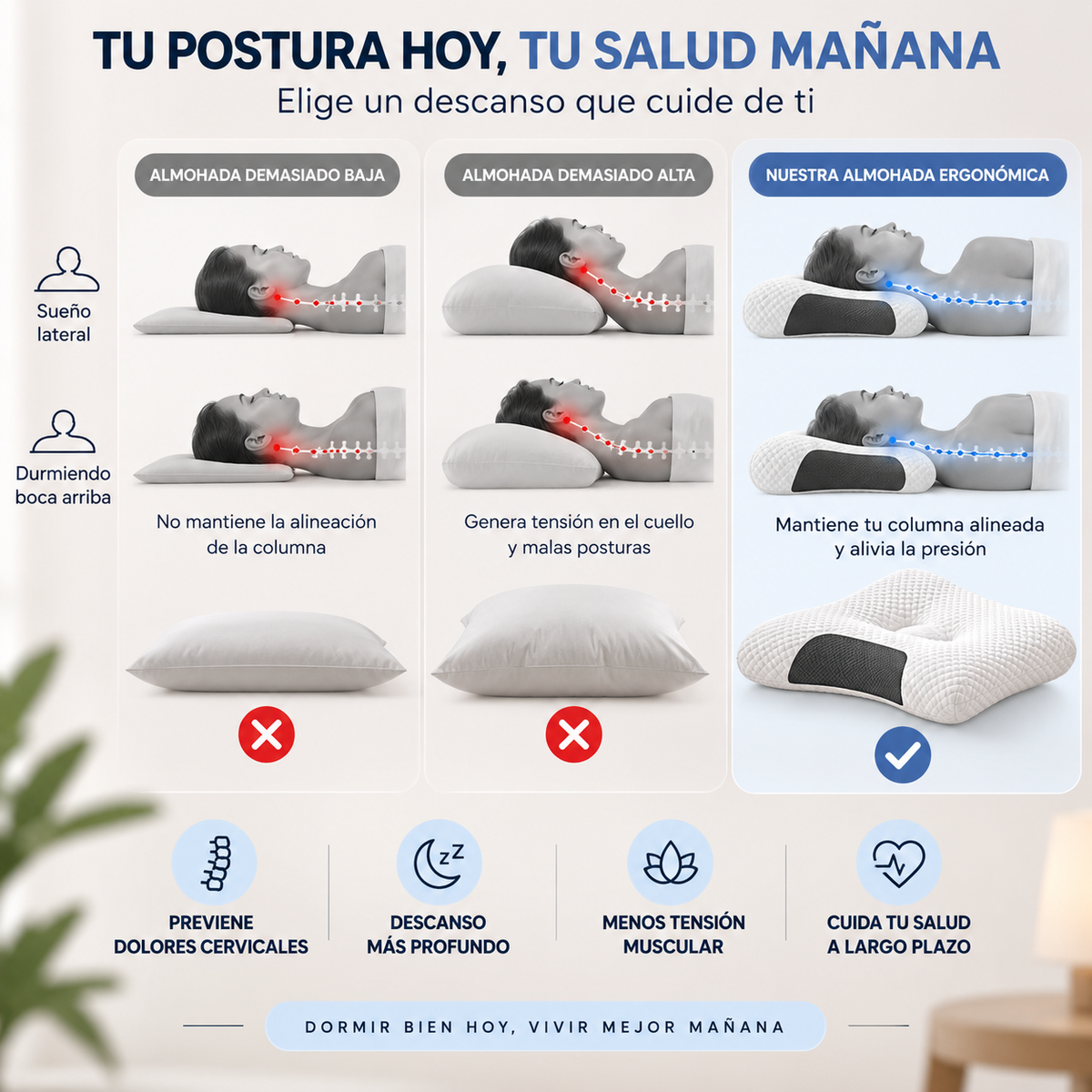 Almohada cervical - Nuvia™