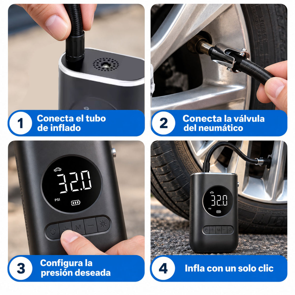 AirGo™ | Inflador Eléctrico Portátil