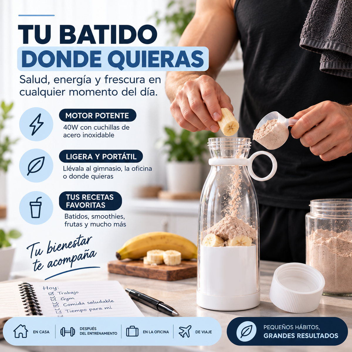 Mini licuadora portátil - LicuaGo™