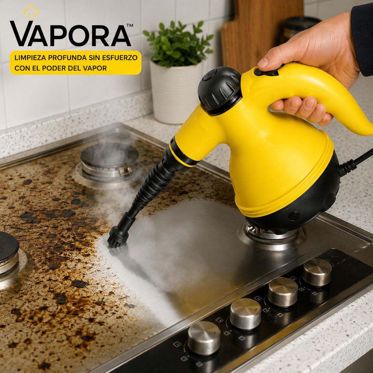 Limpiador a vapor eléctrico- Vapora™